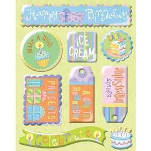    Tim Coffey Clearly Yours Stickers Birthday Words: Home & Kitchen