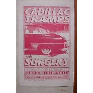  The Cadillac Tramps Poster Handbill Denver Everything 