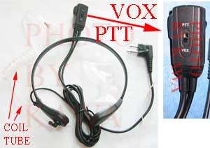 THROAT MIC PTT VOX for Motorola SP XTN CT CP200 GP PRO  