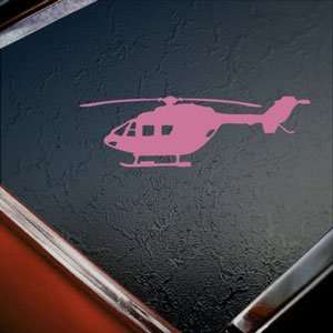  Eurocopter BK117 Helicopter Pink Decal Window Pink Sticker 