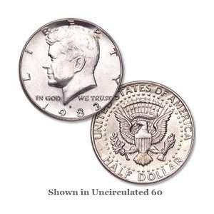  Uncirculated 1982 D Kennedy Half Dollar 