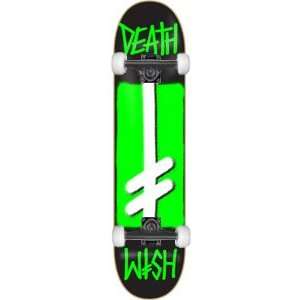  Deathwish Box D Power Logo Complete   8.0 Green w/Black 