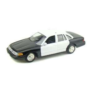  1998 Ford Crown Victoria Police Car Blank 1/24 Black 