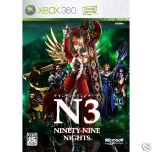 Xbox360  NINETY NINE NIGHTS N3  X Box 360 Japan Import  