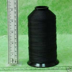   Bonded nylon thread~jet black~A&E#66501~1300yd: Arts, Crafts & Sewing