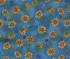 Love Bug~FLANNEL~1 YARD~Ro Gregg~Quilt Fabric~Northco​tt~Daisies 