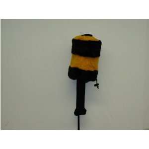  Black and Yellow Barrel Head Cover WITH Sock Sports 