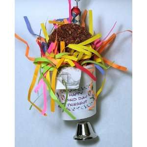  Cage & Queen Happy Bird Day Toy: Pet Supplies