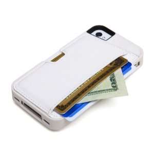 CM4 Q4 WHITE Q Card Case Wallet for Apple iPhone 4/4S   1 