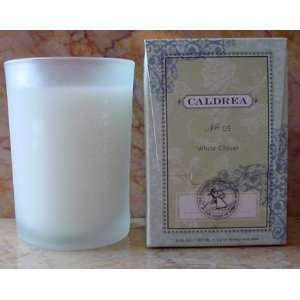  Caldrea White Clover Candle 6.35 Oz. In Glass: Home 