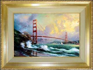 Thomas Kinkade Golden Gate Bridge San Francisco 24x36 G/P Limited 