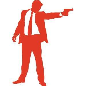  Just Shoot Me Man Removable Wall Sticker