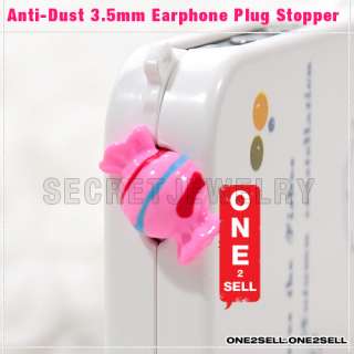 Sweet Anti Dust 3.5mm Earphone Jack Plug Stopper for iPhone 3 3G 4 4S 