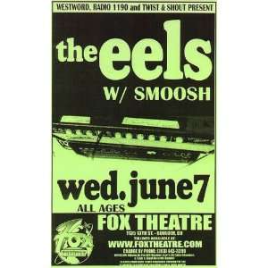 The Eels Smoosh Fox Boulder Original Concert Poster 06 