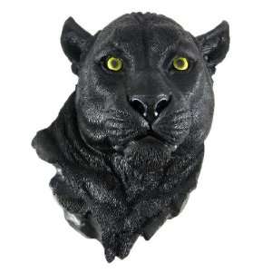  Black Panther Head Mount Wall Statue Bust: Home & Kitchen
