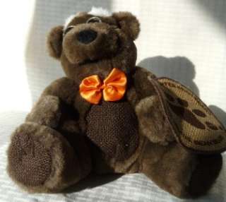 Stuffed Plush Animal Teddy Coffee Bean Bears Mr Mocha  