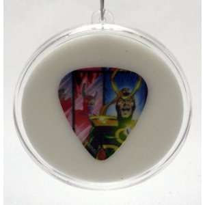 Marvel Villains Loki Guitar Pick With MADE IN USA Christmas Ornament 