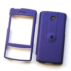   CDMA Rubberized Snap On Protector Hard Case Leather Paint Cover Purple