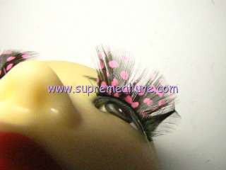 Party Sexy Makeup Handmade Feather Eyelash X2 Pair SA72  