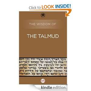 The Wisdom of the Talmud  Kindle Store