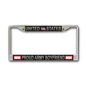  US Army Boyfriend One Blue Star License Plate Frame 