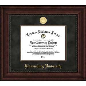  Bloomsburg University Huskies   Gold Medallion   Suede Mat 
