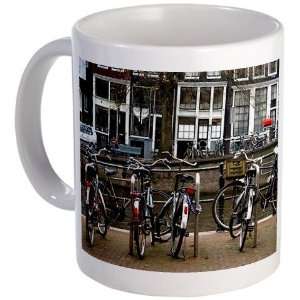  Amsterdam bicycles Health Mug by  Kitchen 