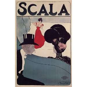  SCALA DANCE SHOW THEATRE FRENCH 24 X 36 VINTAGE POSTER 