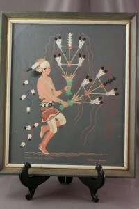 Harrison Begay Art Navajo Feather Dancer Silkscreen  