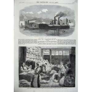  Defence Paris 1870 Seine Boats London Linen Bandages: Home 