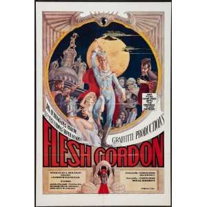 Flesh Gordon Original Folded Movie Poster Approx. 27x41 As Received By 