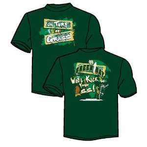   Green Bay Football On Turf or Grass T Shirt Large
