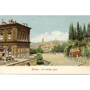  1910 Vintage Postcard Boboli Gardens Florence Italy 