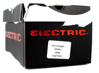 Brand New 2012 Electric Snowboard Goggles MSRP $150   EG 2.5 Pixhell 