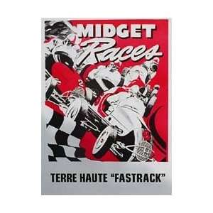  1947 Terre Haute Fastrack Poster Print