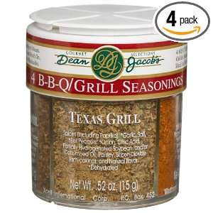 Dean Jacobs 4 B B Q/Grill Seasonings: Grocery & Gourmet Food
