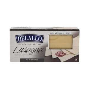 Delallo, Pasta No Boil Lasagna, 9 Ounce (12 Pack)  Grocery 