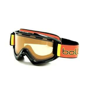   Goggles, Shiny Black Coral Snake, Modulator Citrus Lens: Bolle Goggles