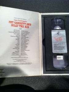 Pat Garrett & Billy The Kid VHS MGM James Coburn Bob Dylan Kris 