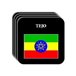  Ethiopia   TEJO Set of 4 Mini Mousepad Coasters 