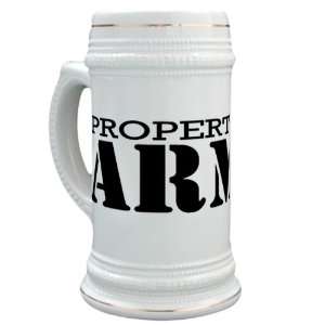  Military Backer Property of Army Stein
