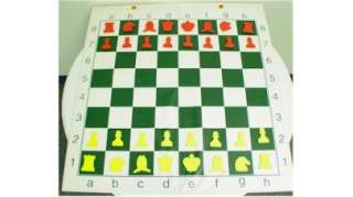 Demonstration / Demo Vinyl Chess Board Magnetic Pieces  