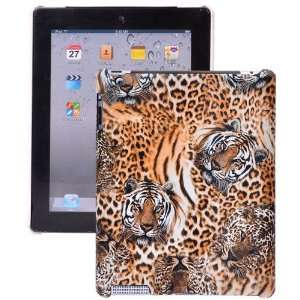   Tiger Head Hard Plastic Case Cover Shell for iPad 2 
