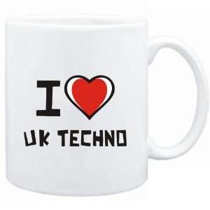  Mug White I love U.K. Techno  Music: Sports & Outdoors
