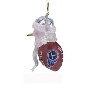  Tennessee Titans NFL Acrylic Touchdown Snowman Ornament (2 