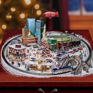 Boston Red Sox Baseball Fever Village Collection: MLB Christmas Home 
