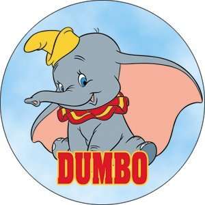  Disney Dumbo With Logo Button B DIS 0221: Toys & Games