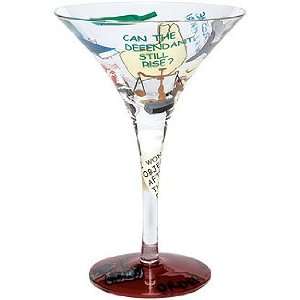  Lolita Lawyer tini Love My Martini Glass: Kitchen & Dining