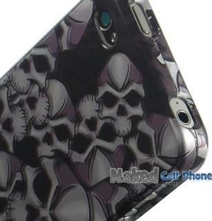 NEW BLACK SKULL HARD CASE COVER FOR APPLE iPHONE 4S 4   SPRINT VERIZON 