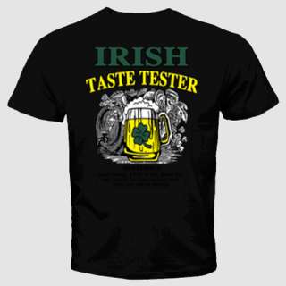 irish taste tester beer Ireland cool pub party t shirt  